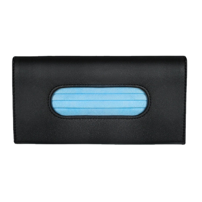 Stylish Leather Car Visor Tissue Holder and Tissue Dispenser - Available in three colours