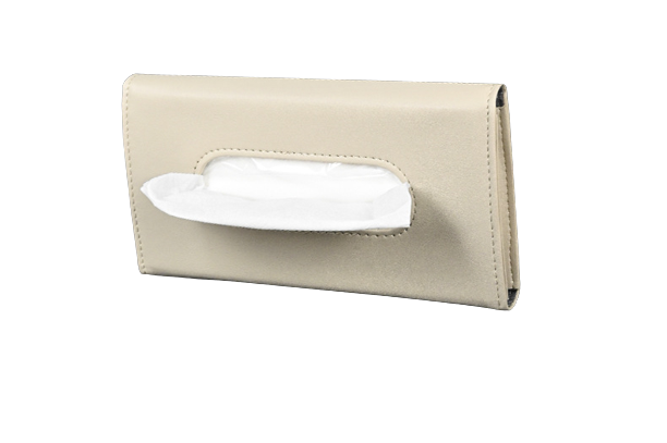 Stylish Leather Car Visor Tissue Holder and Tissue Dispenser - Available in three colours